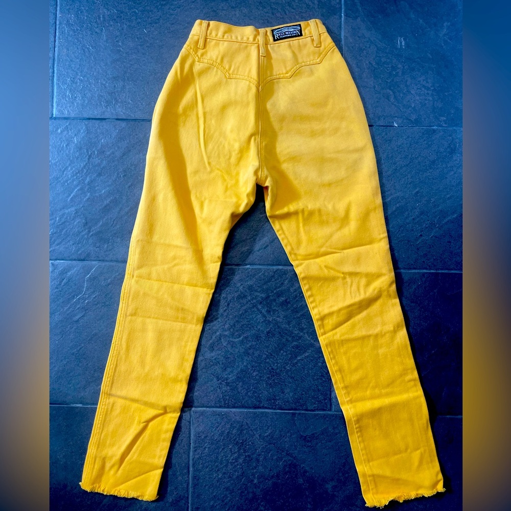 The most perfect pair of vintage Rockies ever! Flawless, yellow with details!